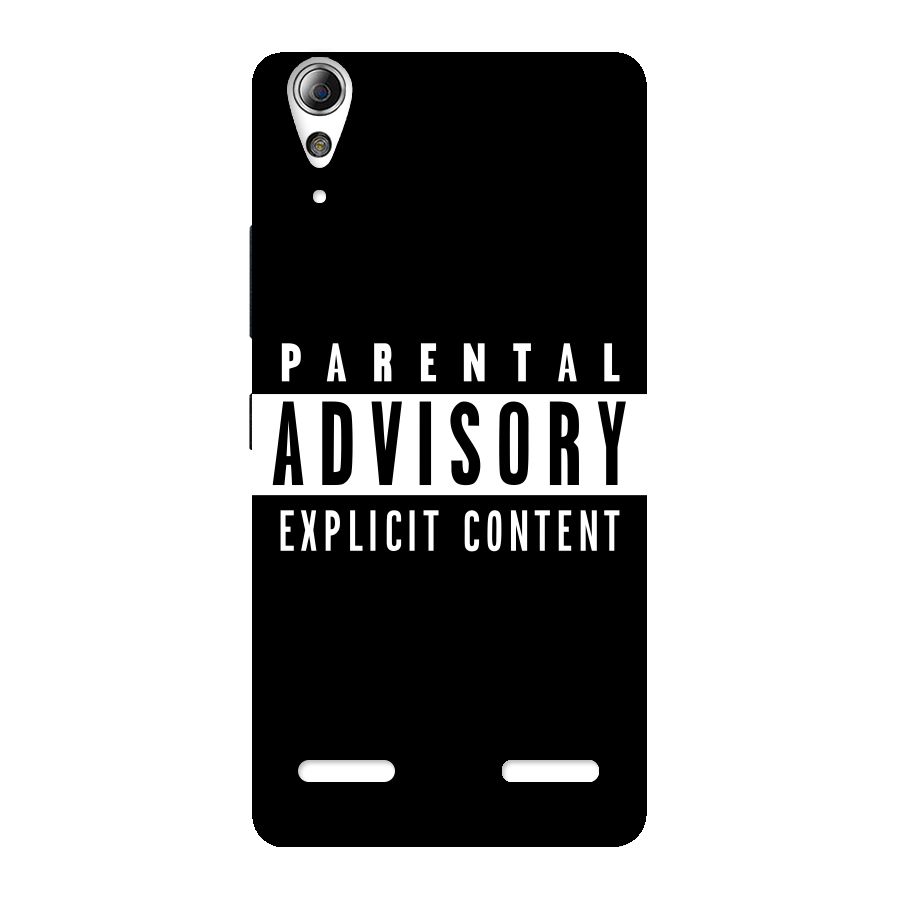 Parental Advisory Label Back Case for Lenovo A6000 Plus