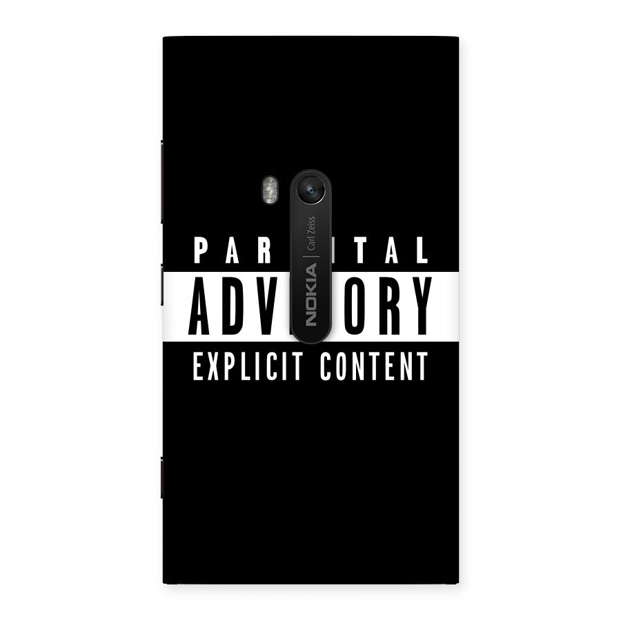 Parental Advisory Label Back Case for Lumia 920