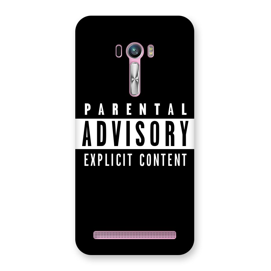 Parental Advisory Label Back Case for Zenfone Selfie