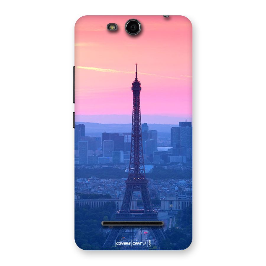 Paris Tower Back Case for Micromax Canvas Juice 3 Q392