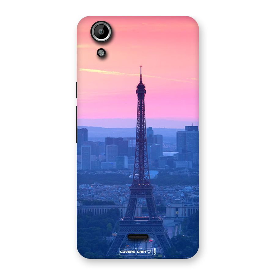 Paris Tower Back Case for Micromax Canvas Selfie Lens Q345
