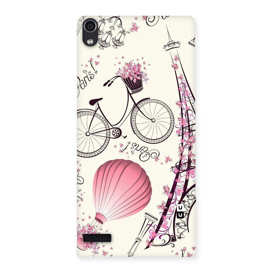 Paris Clipart Back Case for Ascend P6