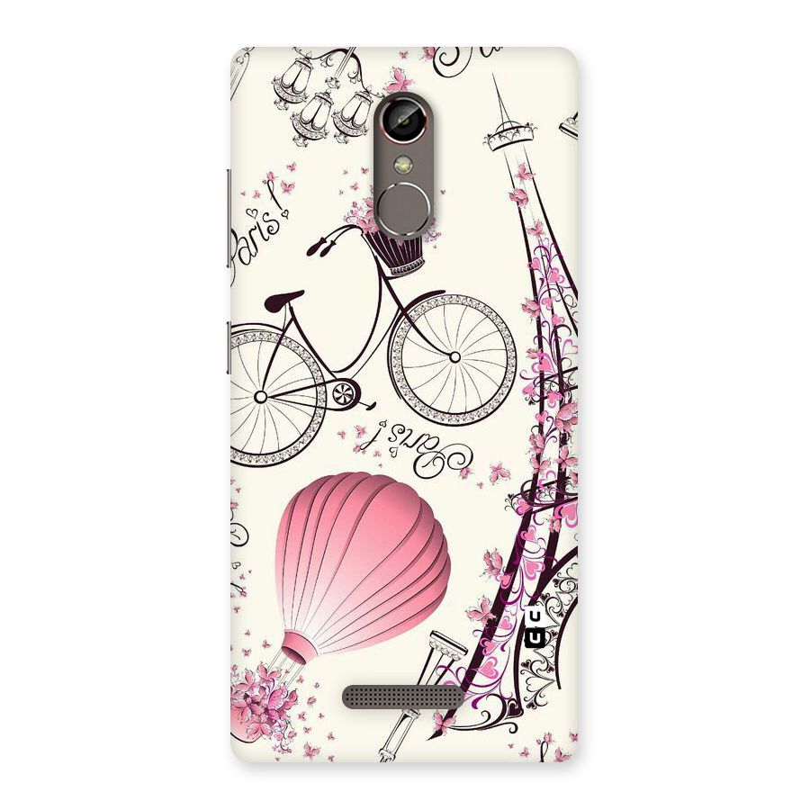 Paris Clipart Back Case for Gionee S6s