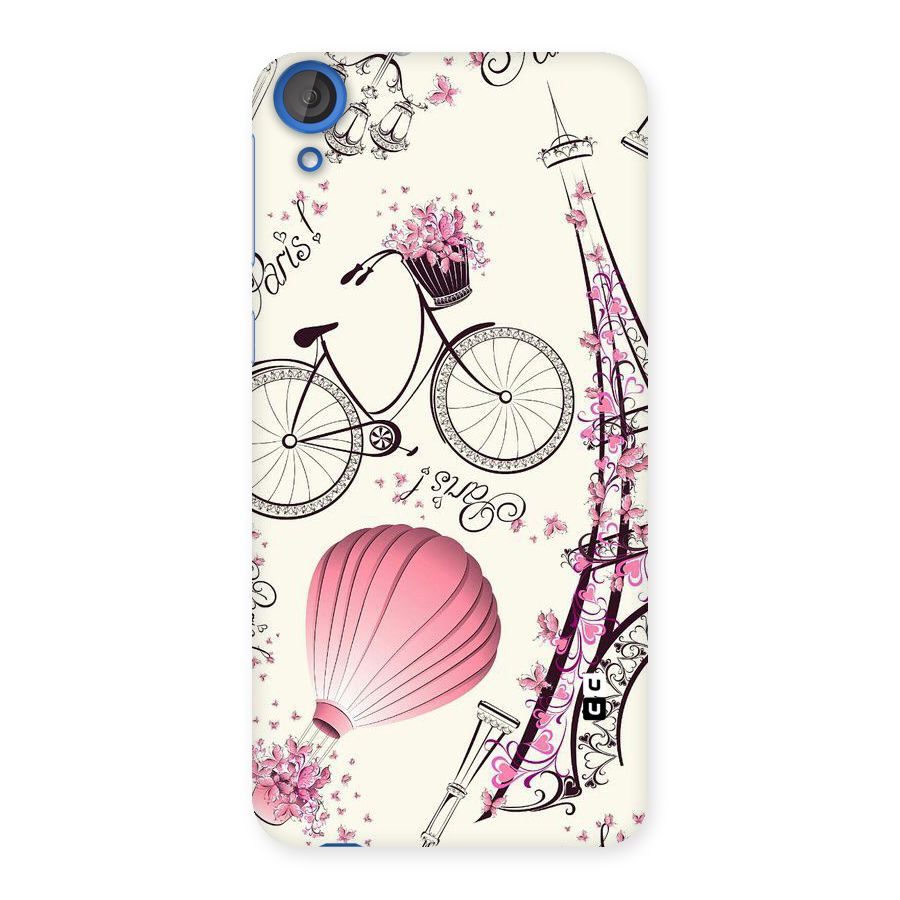 Paris Clipart Back Case for HTC Desire 820