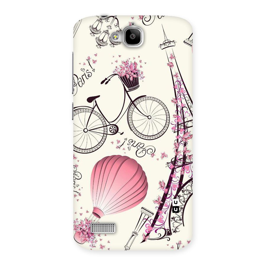 Paris Clipart Back Case for Honor Holly