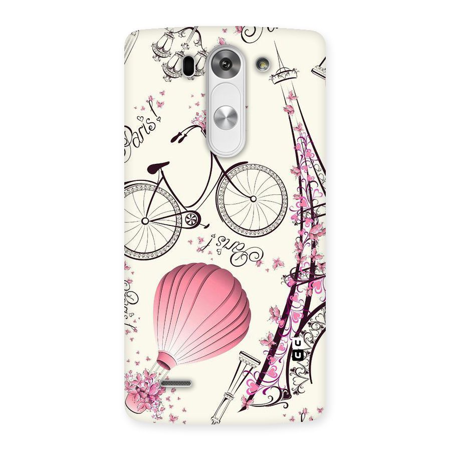 Paris Clipart Back Case for LG G3 Mini