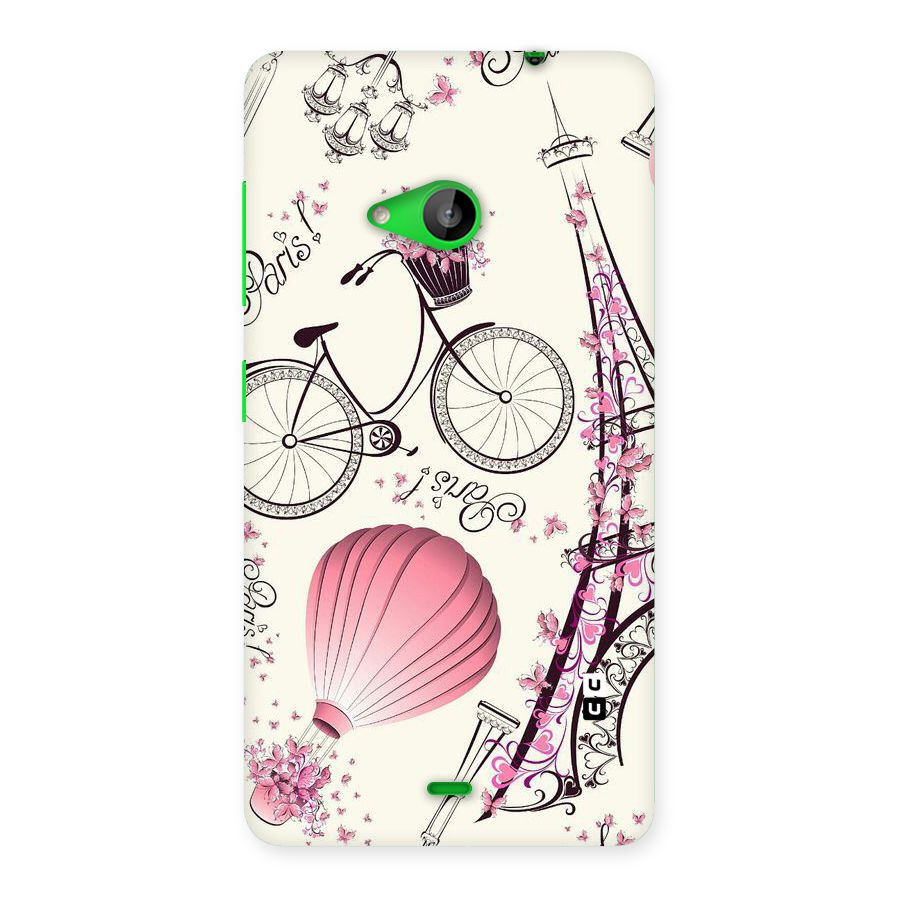 Paris Clipart Back Case for Lumia 535