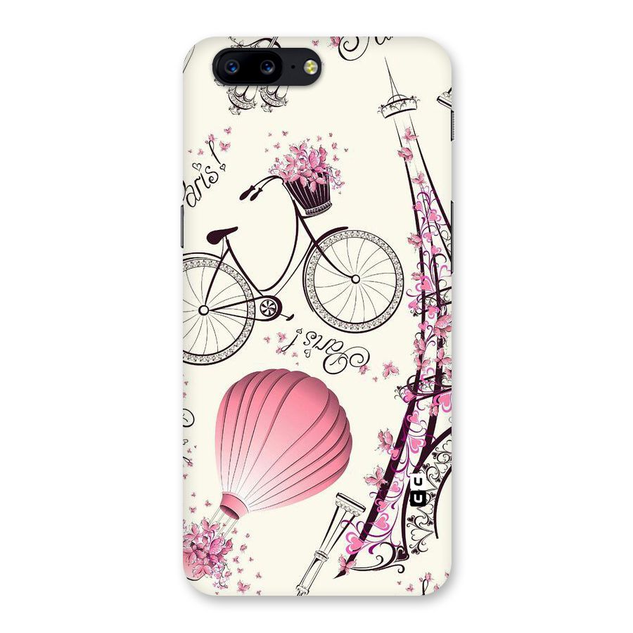 Paris Clipart Back Case for OnePlus 5