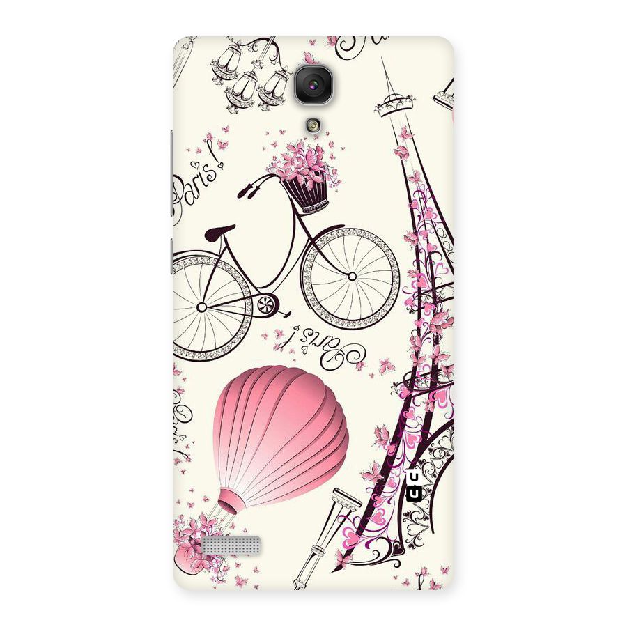 Paris Clipart Back Case for Redmi Note