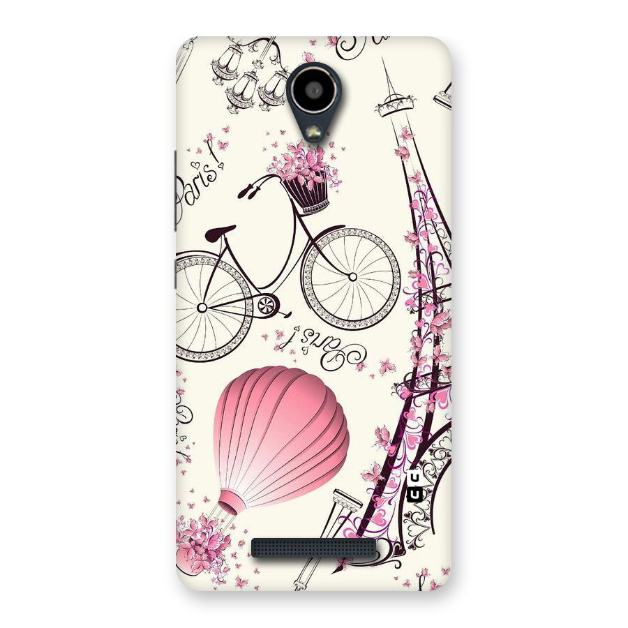 Paris Clipart Back Case for Redmi Note 2