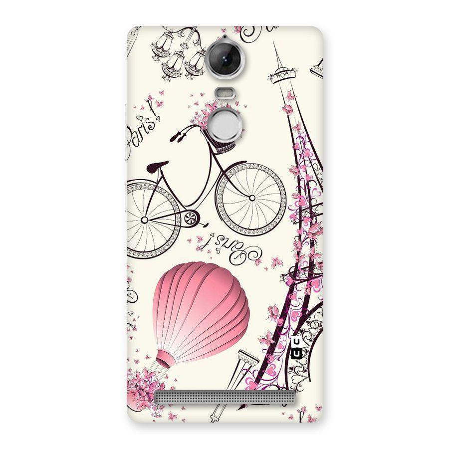 Paris Clipart Back Case for Vibe K5 Note