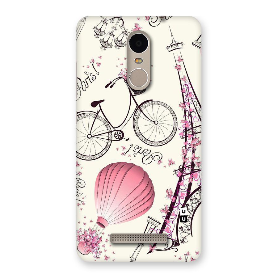 Paris Clipart Back Case for Xiaomi Redmi Note 3