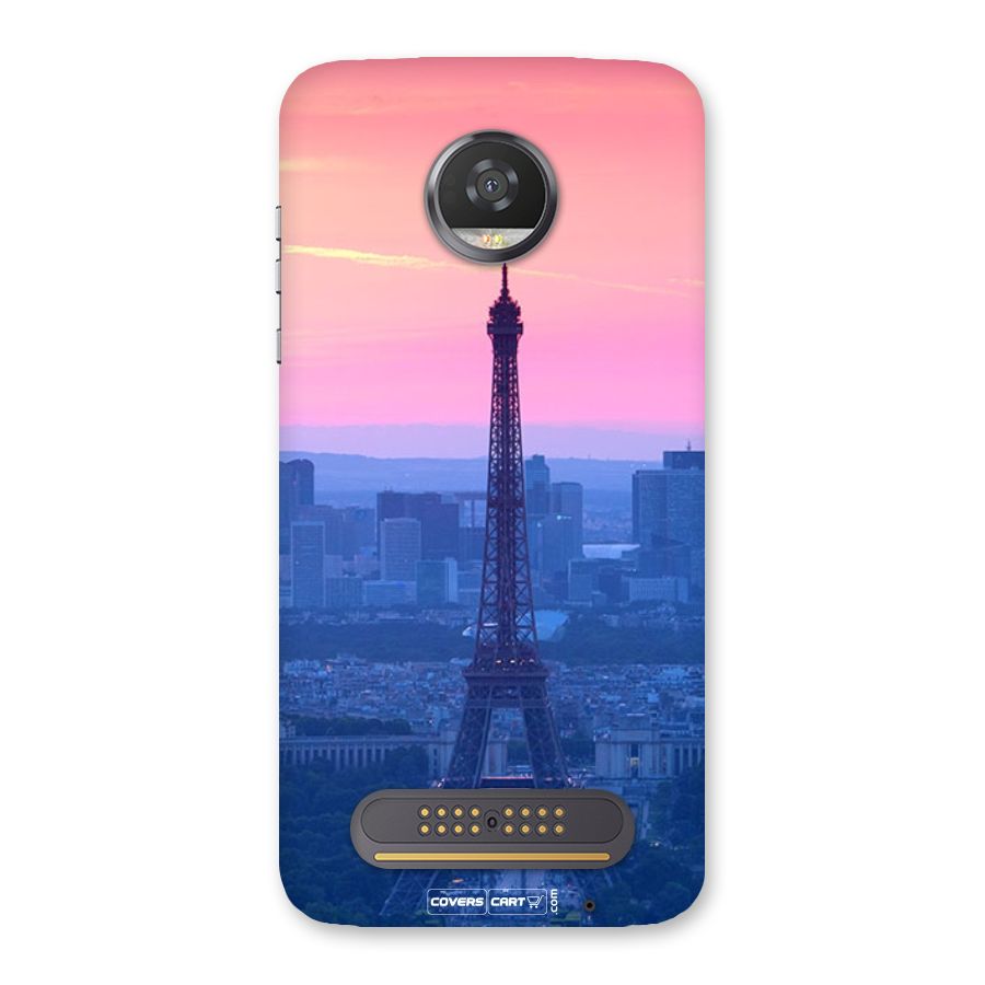 Paris Tower Back Case for Moto Z2 Play