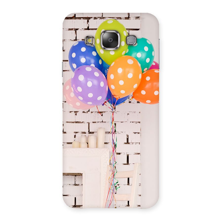 Party Balloons Back Case for Galaxy E7