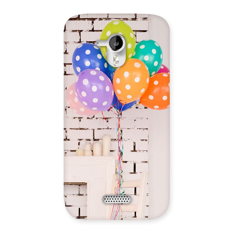 Party Balloons Back Case for Micromax Canvas HD A116
