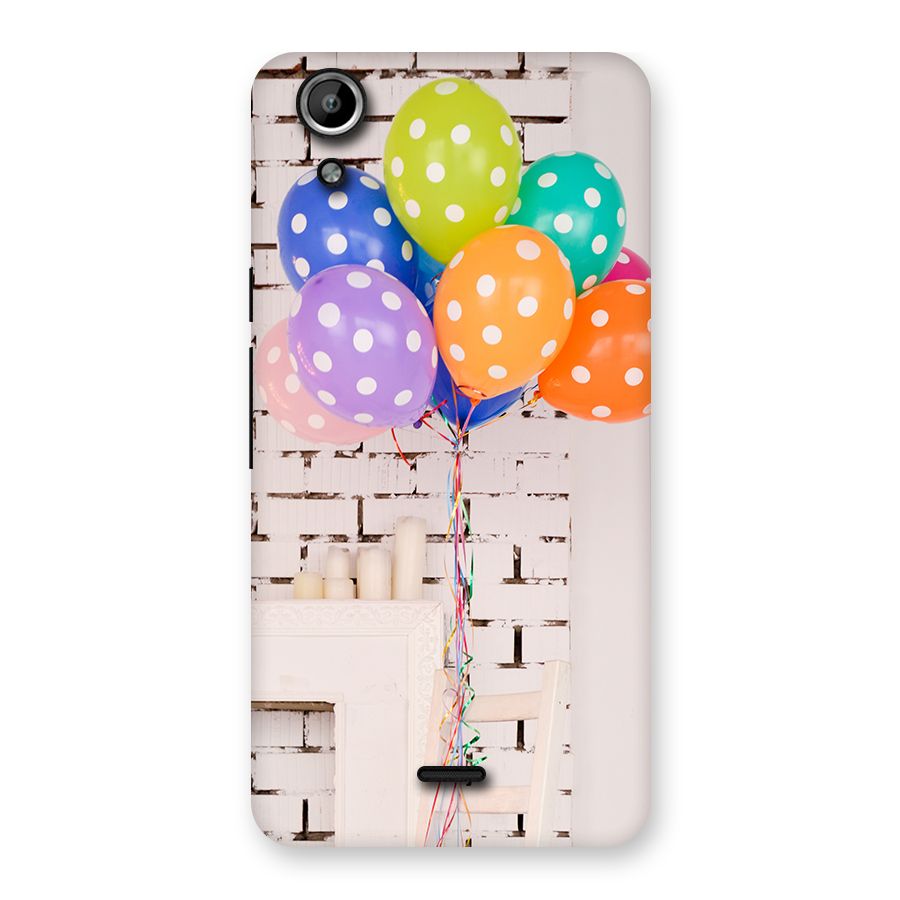 Party Balloons Back Case for Micromax Canvas Selfie Lens Q345