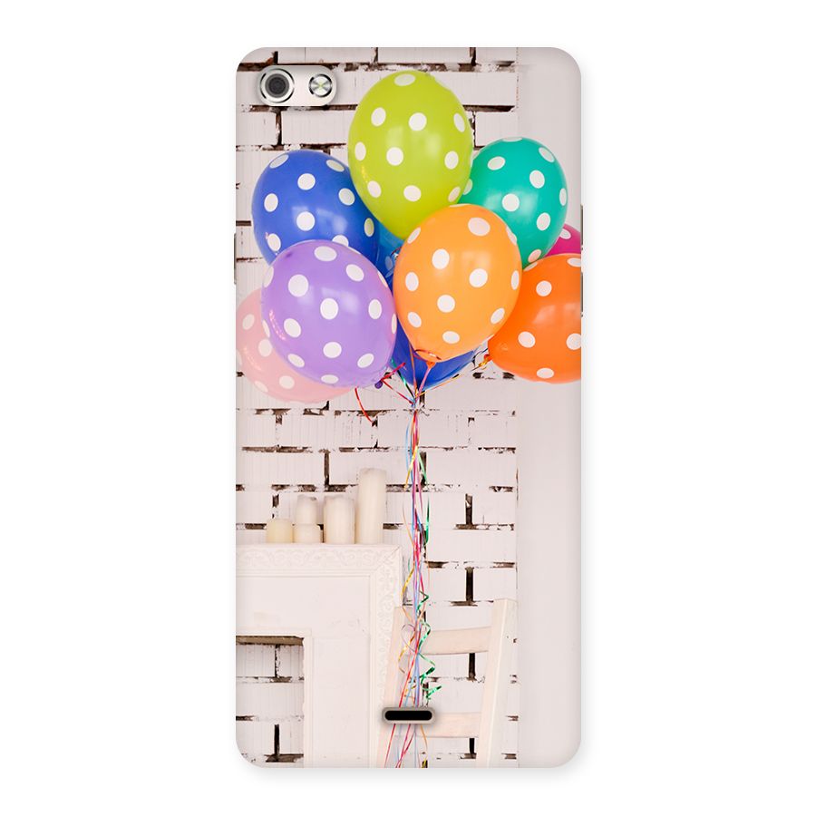 Party Balloons Back Case for Micromax Canvas Silver 5