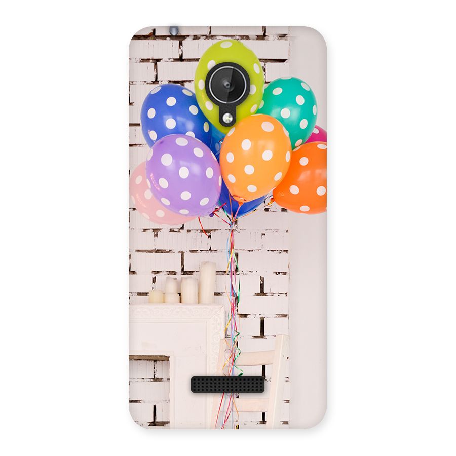 Party Balloons Back Case for Micromax Canvas Spark Q380