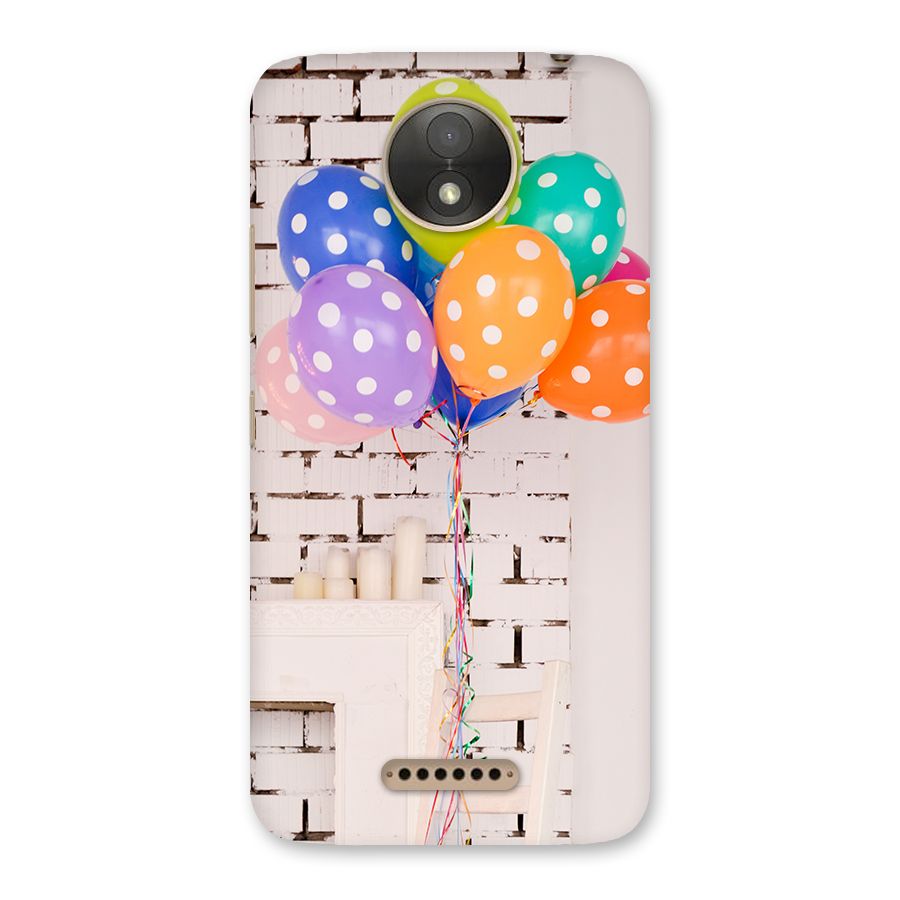 Party Balloons Back Case for Moto C Plus