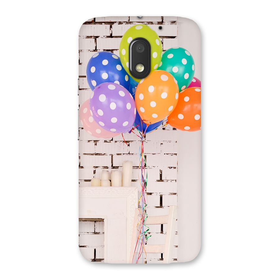Party Balloons Back Case for Moto E3 Power
