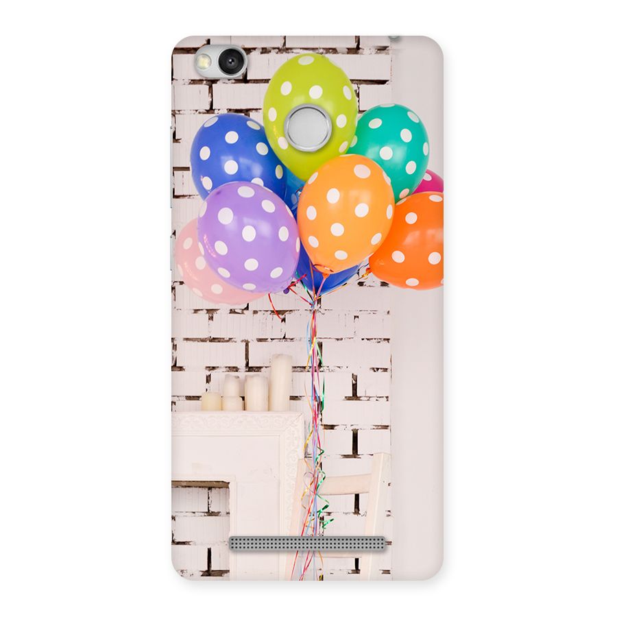 Party Balloons Back Case for Redmi 3S Prime