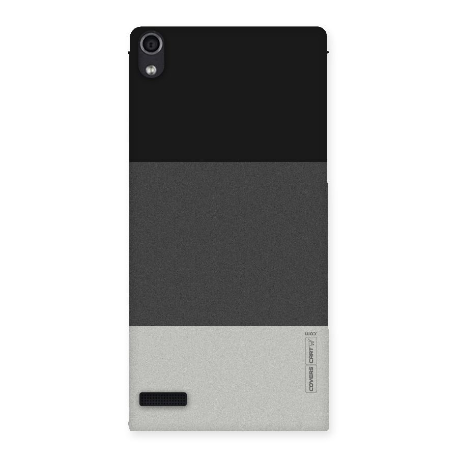 Pastel Black and Grey Back Case for Ascend P6