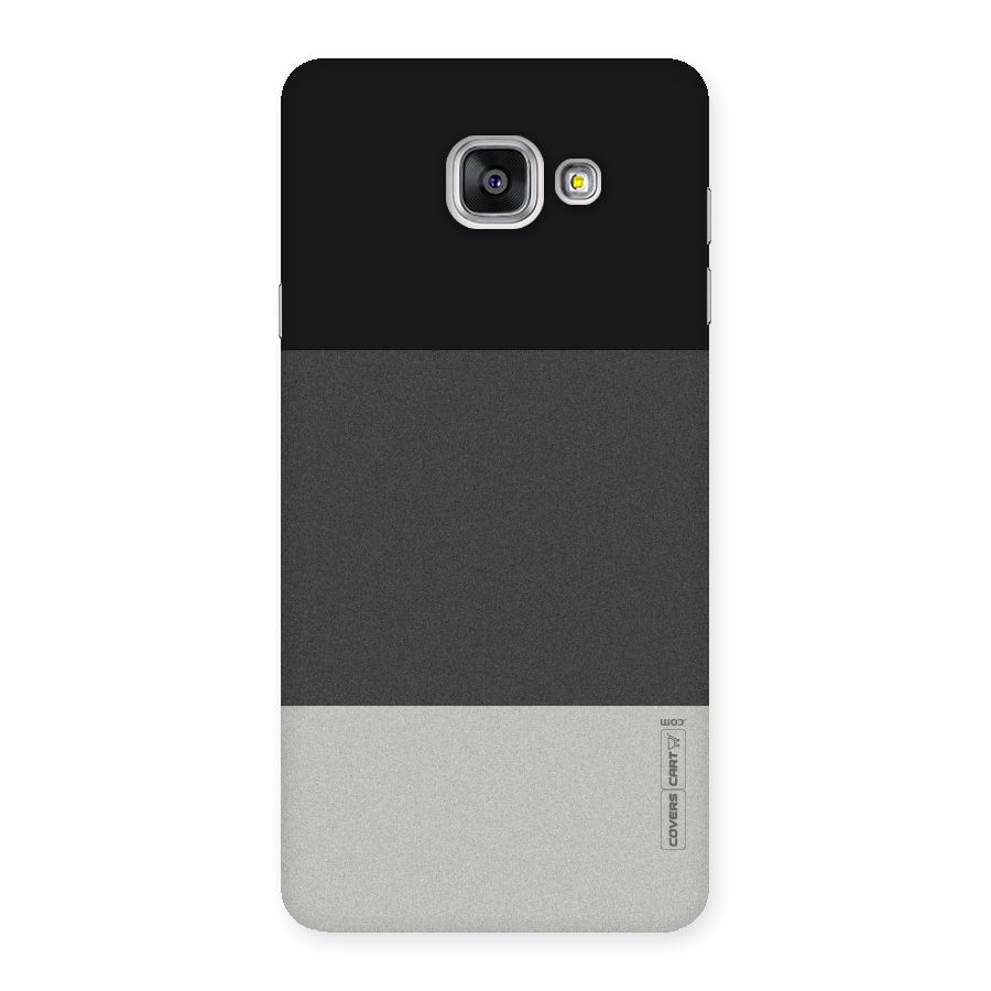 Pastel Black and Grey Back Case for Galaxy A7 2016