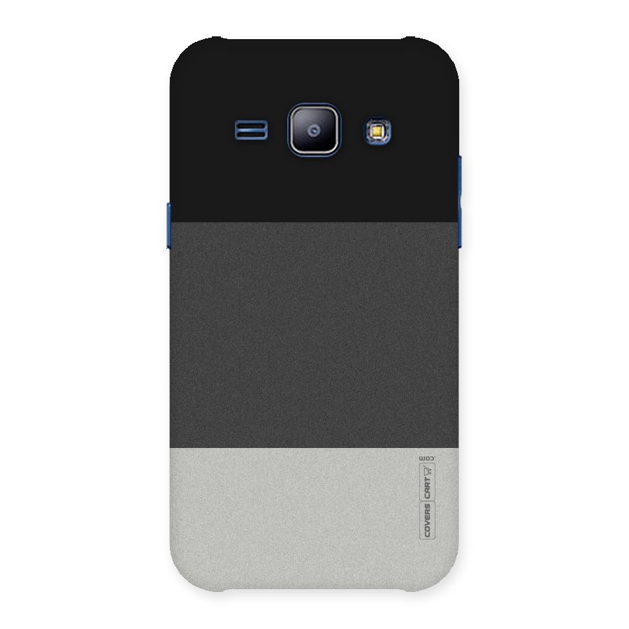 Pastel Black and Grey Back Case for Galaxy J1