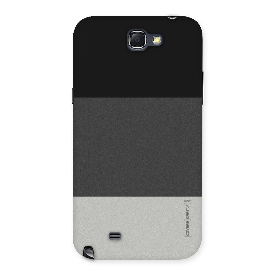 Pastel Black and Grey Back Case for Galaxy Note 2