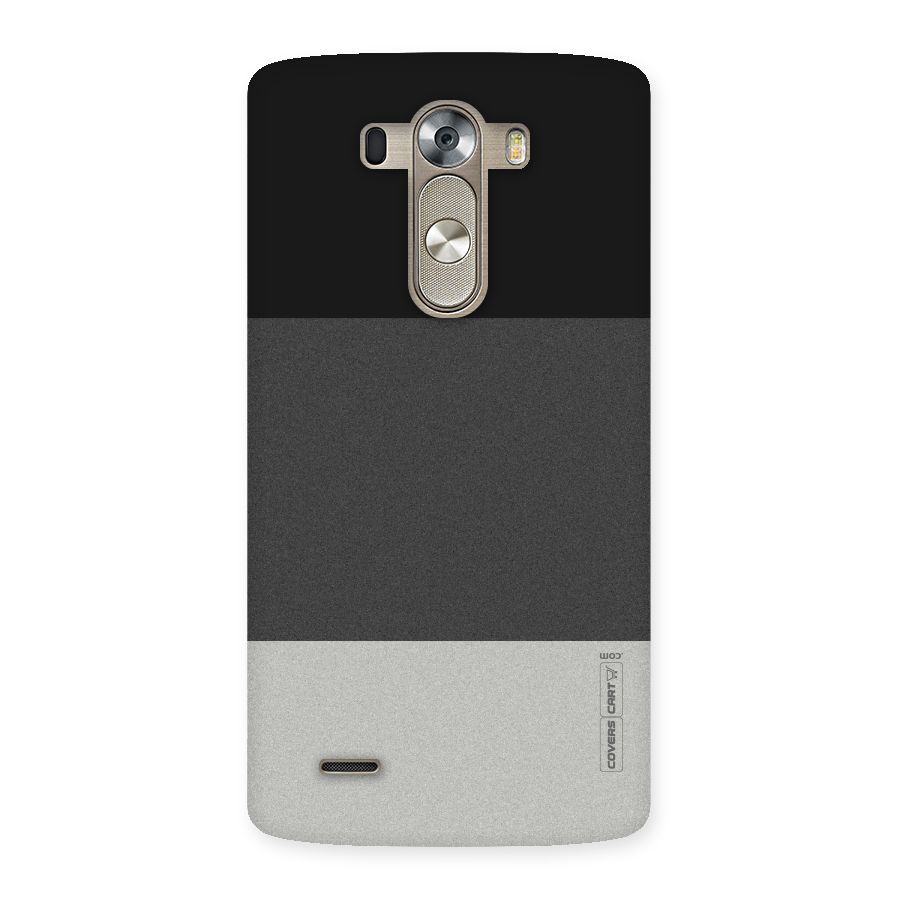 Pastel Black and Grey Back Case for LG G3