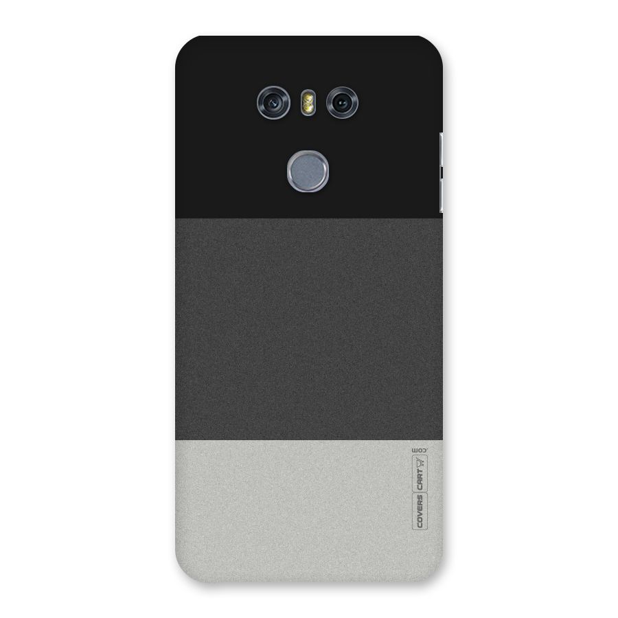 Pastel Black and Grey Back Case for LG G6