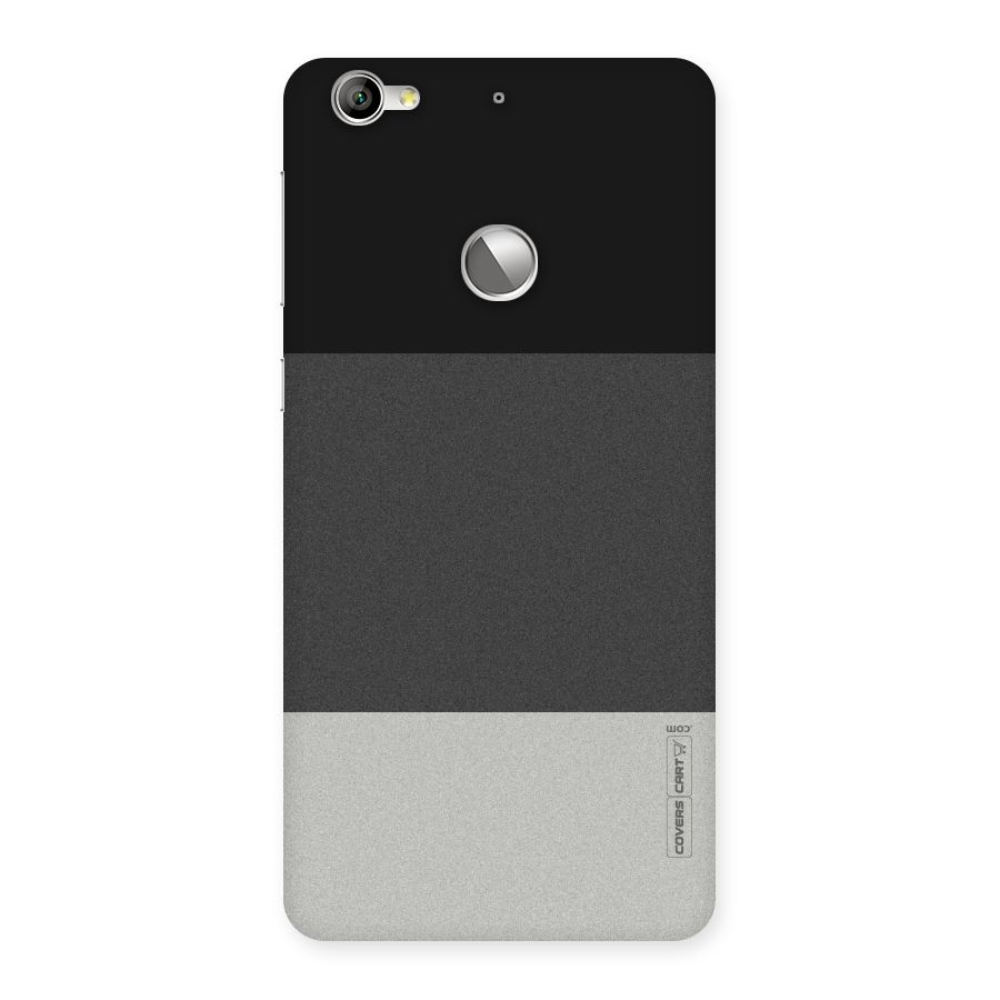 Pastel Black and Grey Back Case for LeTV Le 1s