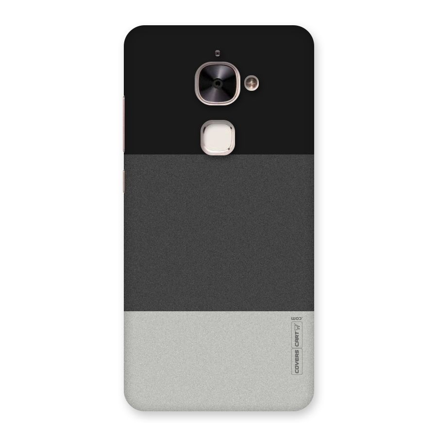 Pastel Black and Grey Back Case for Le 2