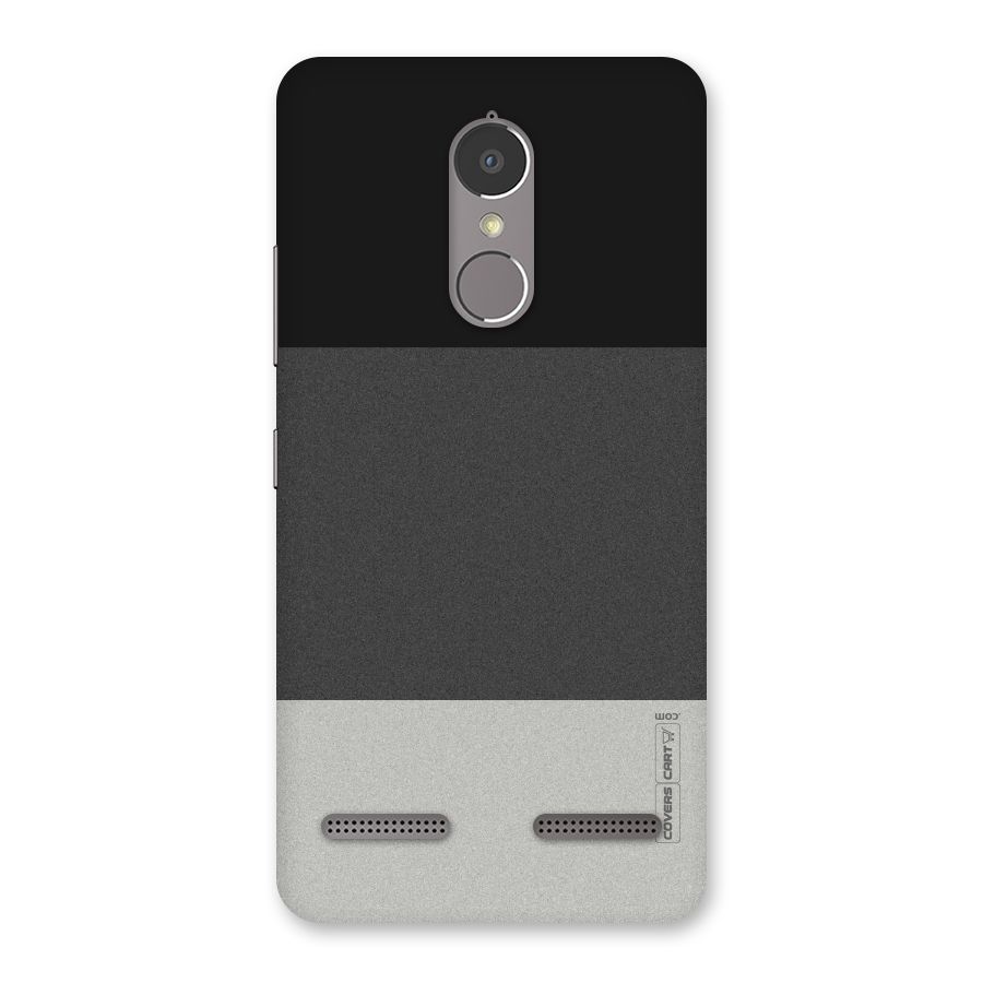 Pastel Black and Grey Back Case for Lenovo K6