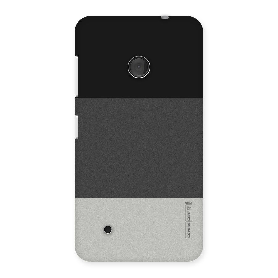 Pastel Black and Grey Back Case for Lumia 530