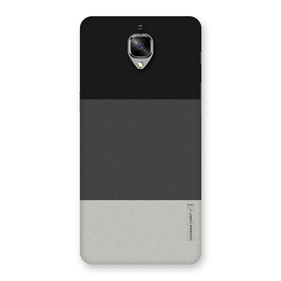 Pastel Black and Grey Back Case for OnePlus 3T