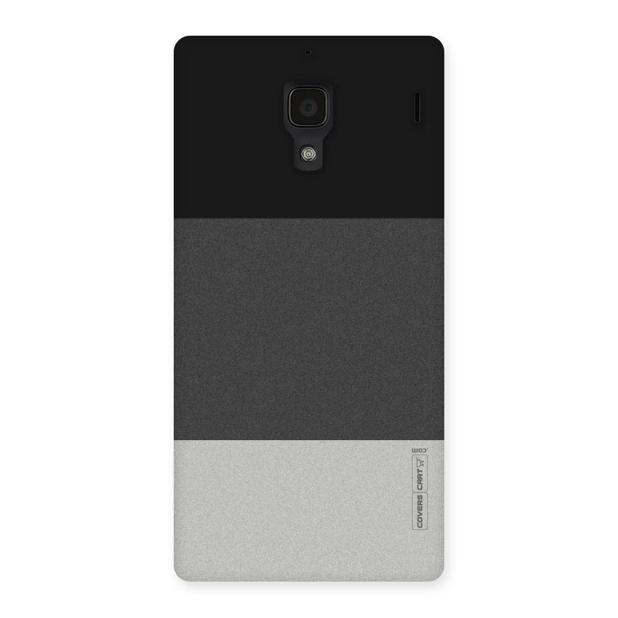 Pastel Black and Grey Back Case for Redmi 1S