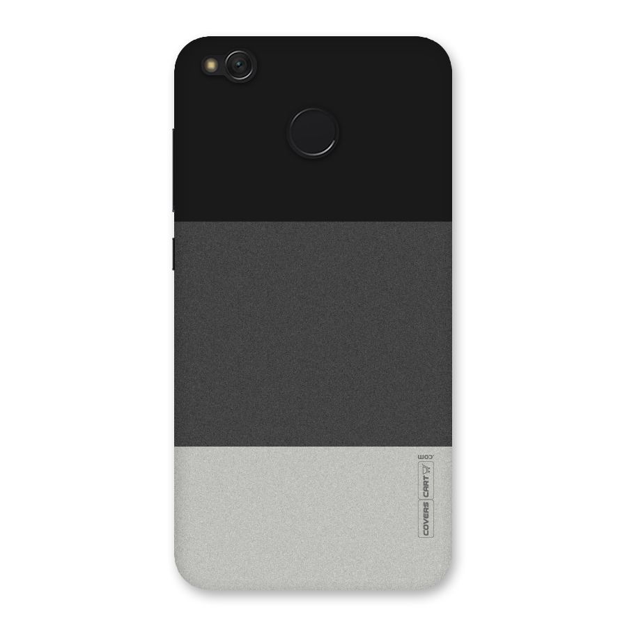 Pastel Black and Grey Back Case for Redmi 4
