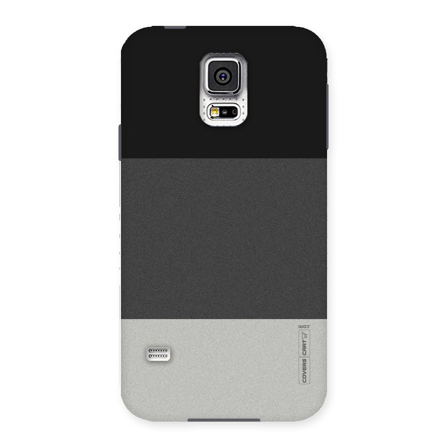 Pastel Black and Grey Back Case for Samsung Galaxy S5