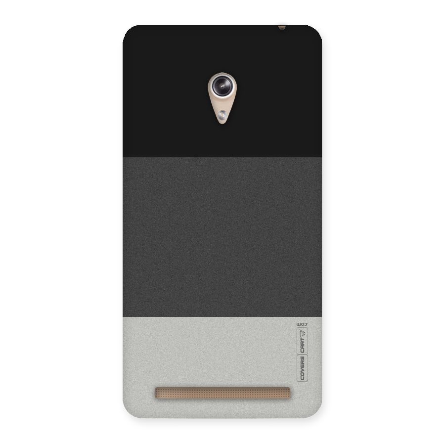 Pastel Black and Grey Back Case for Zenfone 6