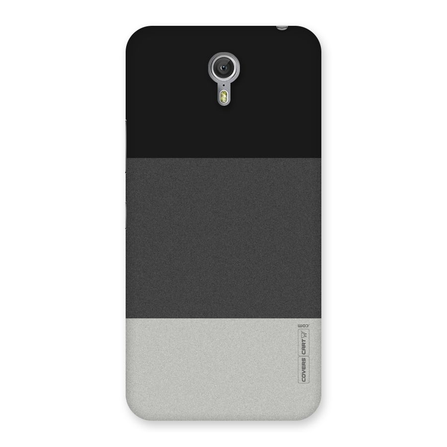 Pastel Black and Grey Back Case for Zuk Z1
