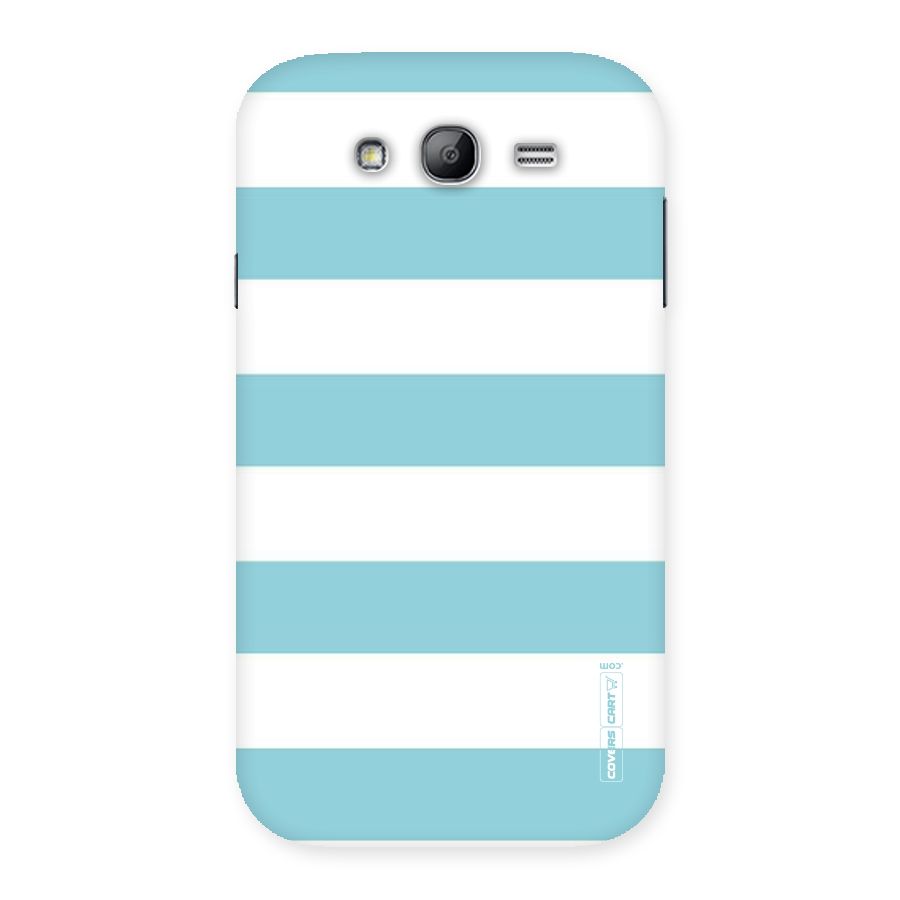 Pastel Blue White Stripes Back Case for Galaxy Grand