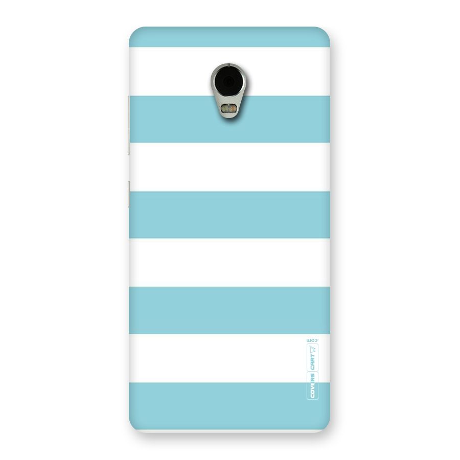 Pastel Blue White Stripes Back Case for Lenovo Vibe P1
