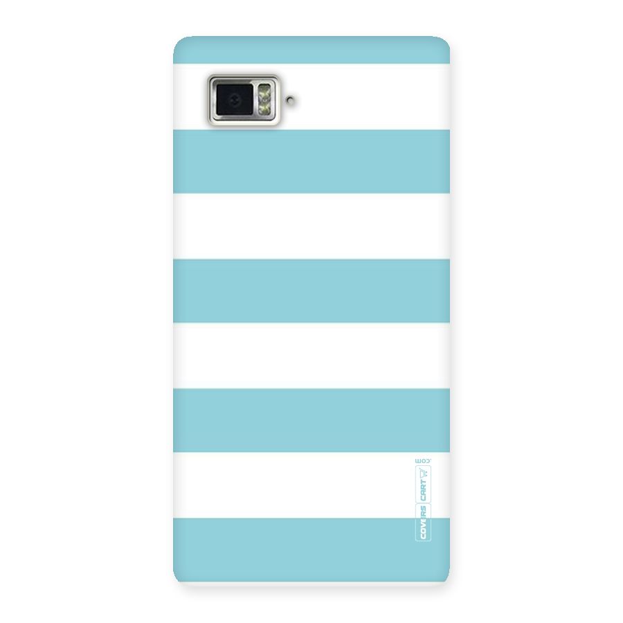 Pastel Blue White Stripes Back Case for Vibe Z2 Pro K920