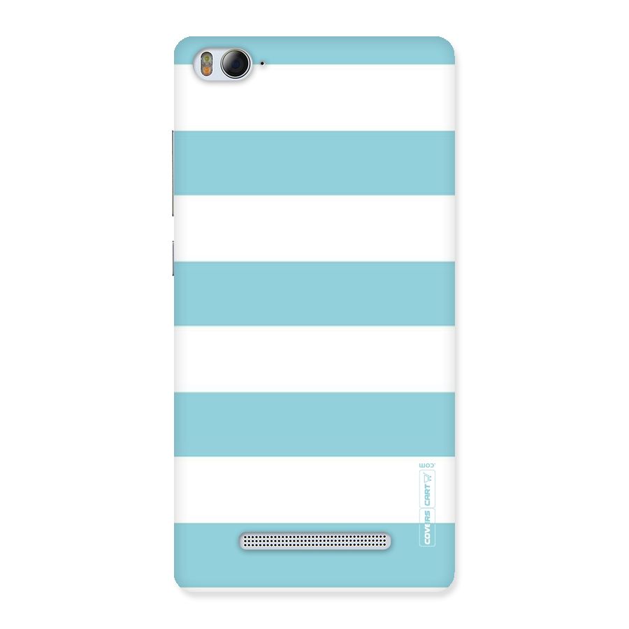 Pastel Blue White Stripes Back Case for Xiaomi Mi4i