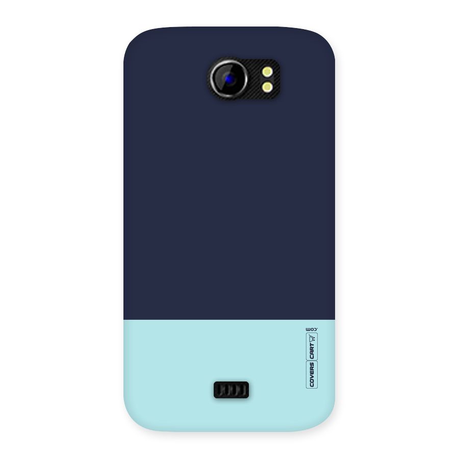 Pastel Blues Back Case for Micromax Canvas 2 A110
