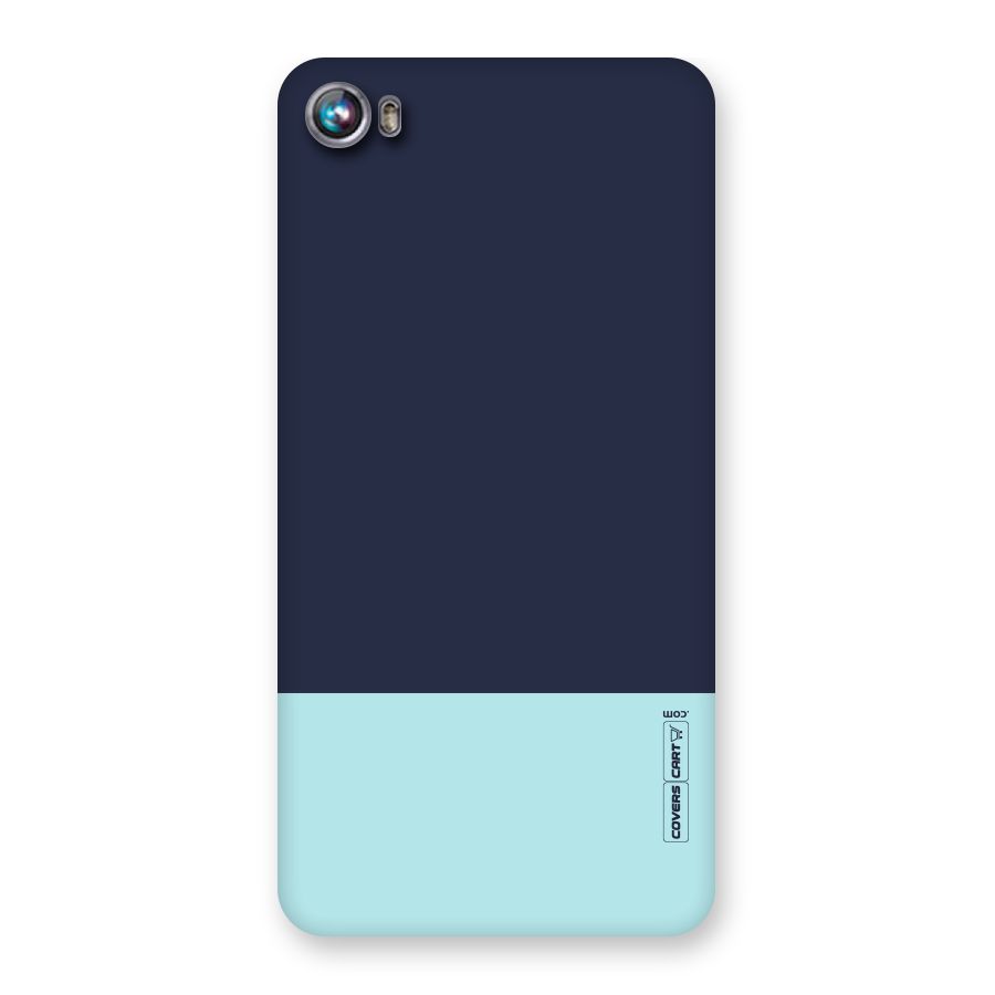 Pastel Blues Back Case for Micromax Canvas Fire 4 A107