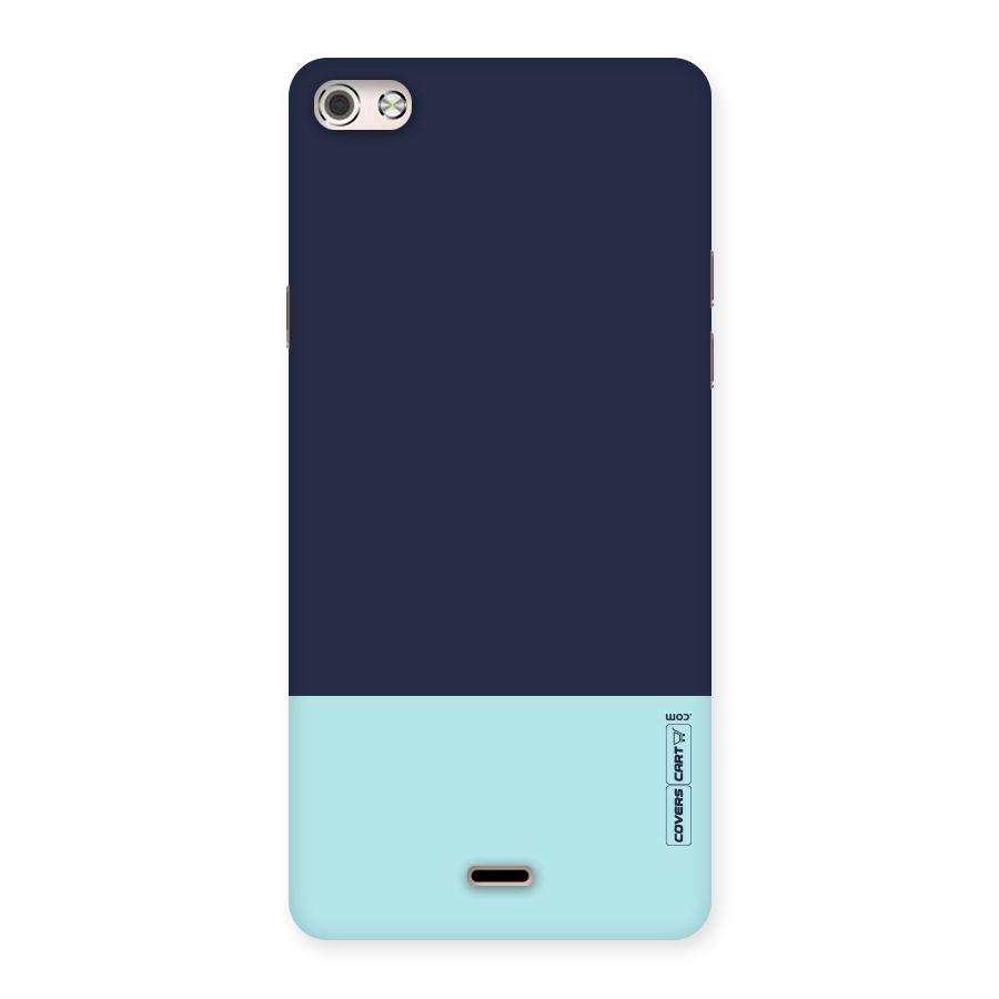Pastel Blues Back Case for Micromax Canvas Silver 5