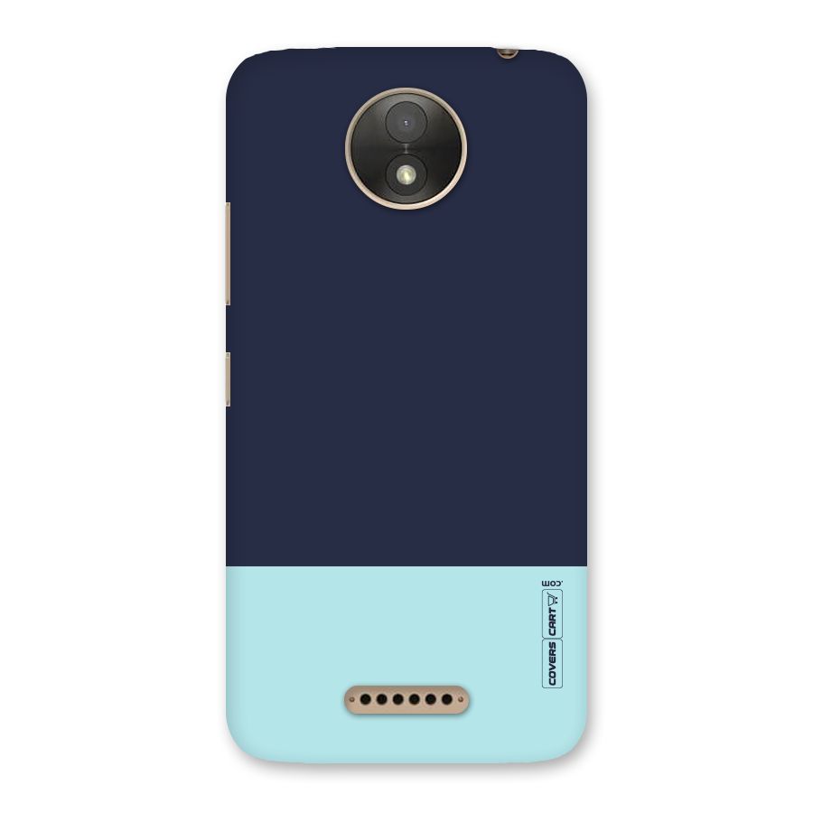 Pastel Blues Back Case for Moto C Plus