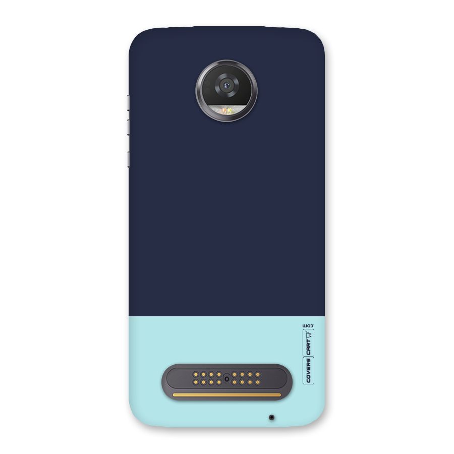 Pastel Blues Back Case for Moto Z2 Play